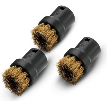 Комплект круглых щеток KARCHER с латунной щетиной для пароочистителей SC, SI Комплект круглых щеток KARCHER с латунной щетиной для пароочистителей SC, SI