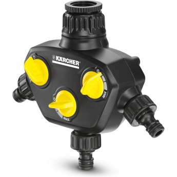 Распределитель 3-х канальный KARCHER G1 G3/4 для систем полива Распределитель 3-х канальный KARCHER G1 G3/4 для систем полива
